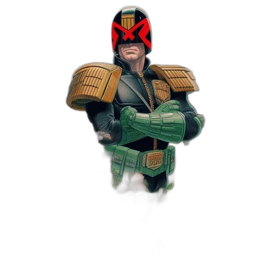 robot, jacket, mask, face transparent PNG cut-out