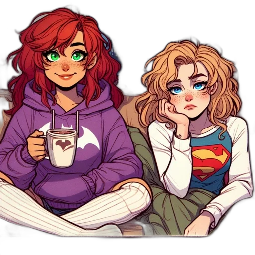 comic book art, pixel art, concept art, cartoon transparent PNG cut-out