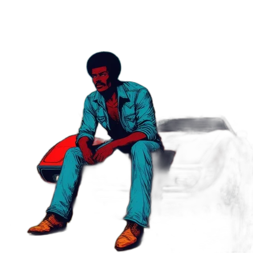 jacket, shoes, concept art, comic book art transparent PNG cut-out