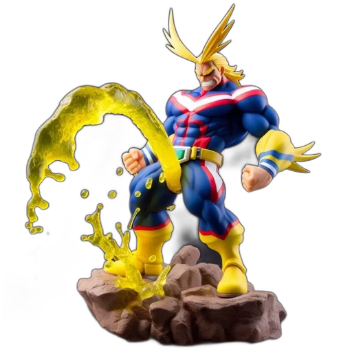 concept art, 3d render, comic book art, animated transparent PNG cut-out