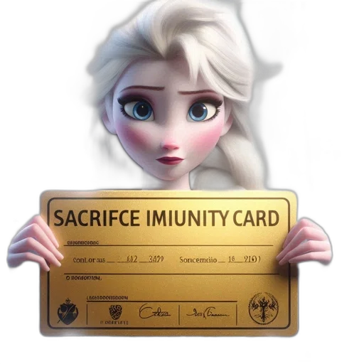concept art, fantasy art, 3d render, elsa transparent PNG cut-out