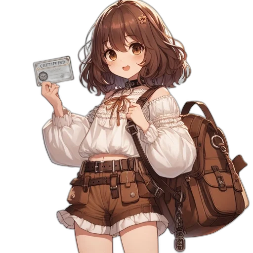 staff, dress, jacket, weapon transparent PNG cut-out