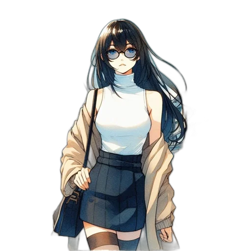 dress, jacket, creature, mask transparent PNG cut-out