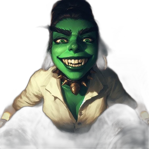 mask, creature, face, staff transparent PNG cut-out