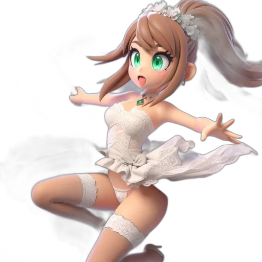 dress, staff, robot, weapon transparent PNG cut-out