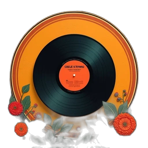 flower, indian, music, album transparent PNG cut-out