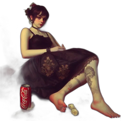 dress, bottle, concept art, fantasy art transparent PNG cut-out
