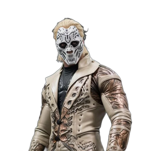mask, jacket, concept art, comic book art transparent PNG cut-out