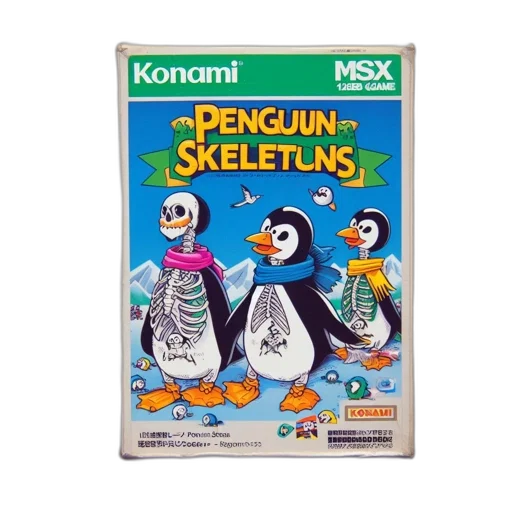 video, game, cartridge, penguin transparent PNG cut-out