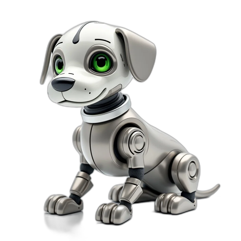 robot, animal, 3d render, concept art transparent PNG cut-out