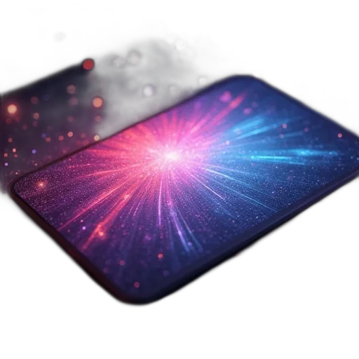 3d render, outer space, plasma, field transparent PNG cut-out