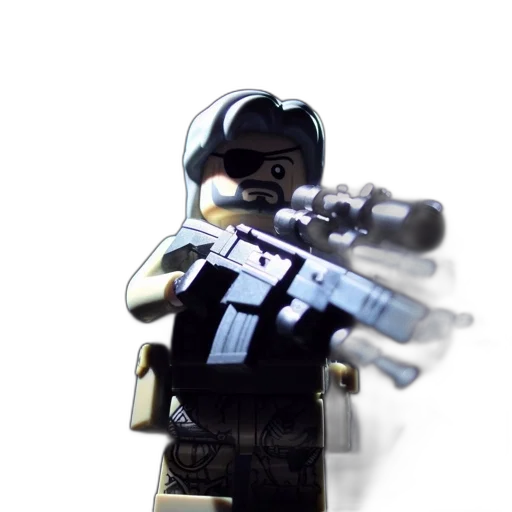 weapon, robot, staff, 3d render transparent PNG cut-out