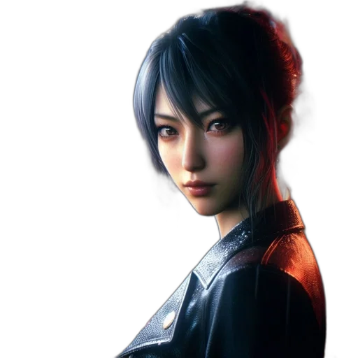 face, photorealistic, concept art, 3d render transparent PNG cut-out