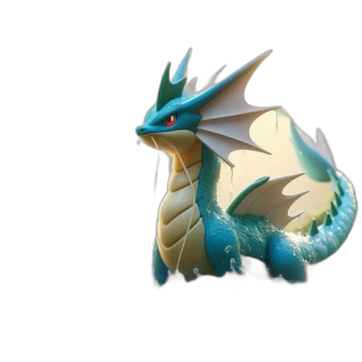dragon, creature, animal, staff transparent PNG cut-out
