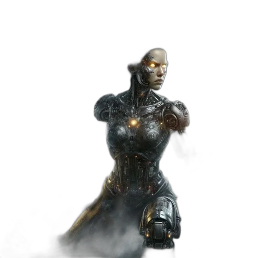 robot, weapon, dress, sword transparent PNG cut-out