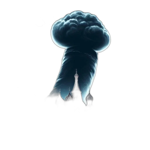 umbrella, creature, jacket, staff transparent PNG cut-out