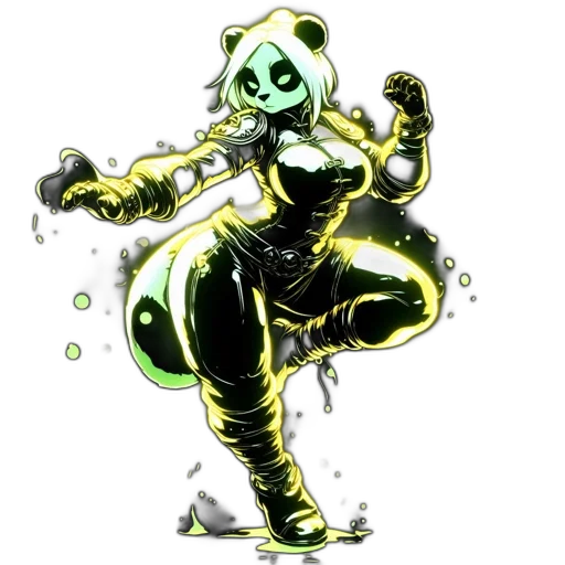 robot, mask, staff, weapon transparent PNG cut-out