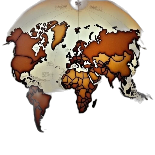 jewelry, staff, umbrella, earth tones transparent PNG cut-out