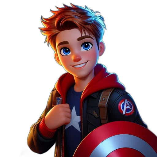 jacket, face, weapon, comic book art transparent PNG cut-out