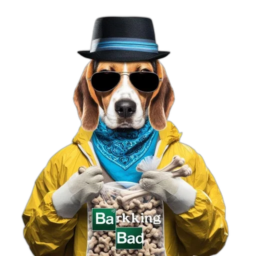 jacket, hat, animal, staff transparent PNG cut-out