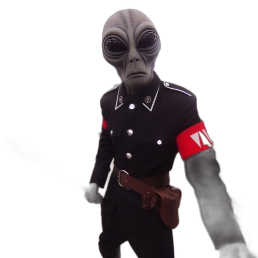 creature, staff, mask, robot transparent PNG cut-out