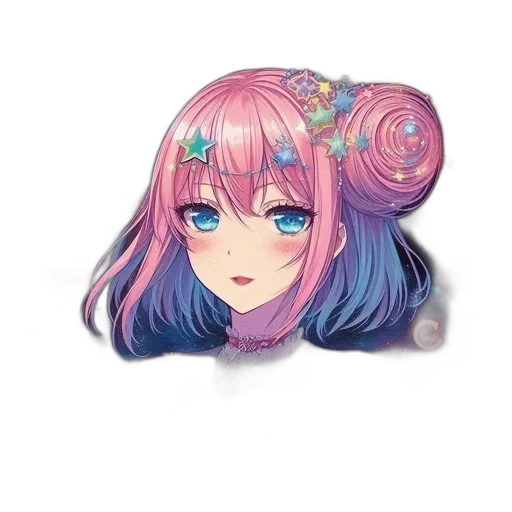 face, crown, hair, mask transparent PNG cut-out