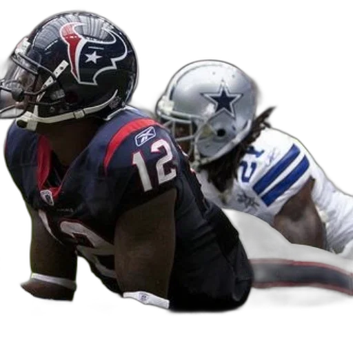two, football, players, one transparent PNG cut-out