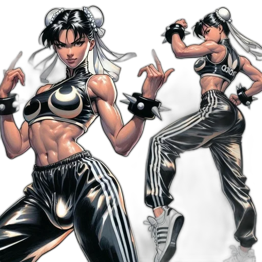 comic book art, concept art, cyberpunk, fantasy art transparent PNG cut-out