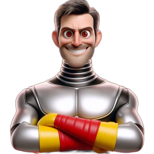robot, mask, face, staff transparent PNG cut-out