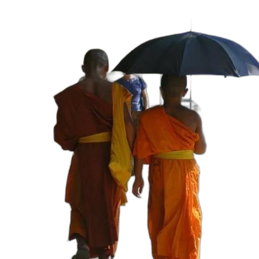 umbrella, staff, dress, photorealistic transparent PNG cut-out