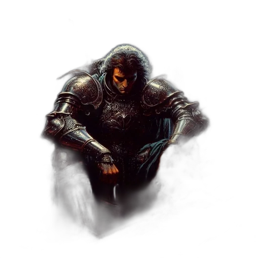 sword, jacket, face, weapon transparent PNG cut-out