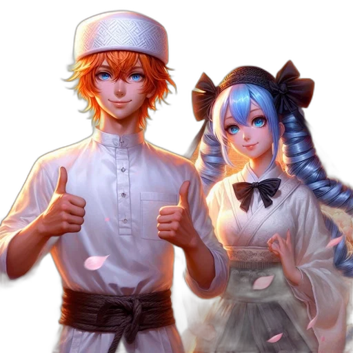 staff, hat, anime, concept art transparent PNG cut-out