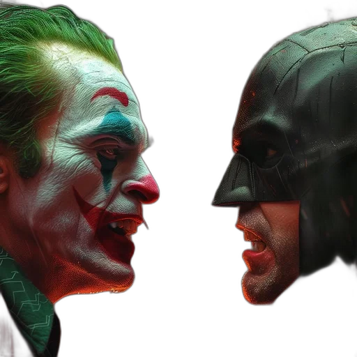 mask, comic book art, concept art, photorealistic transparent PNG cut-out