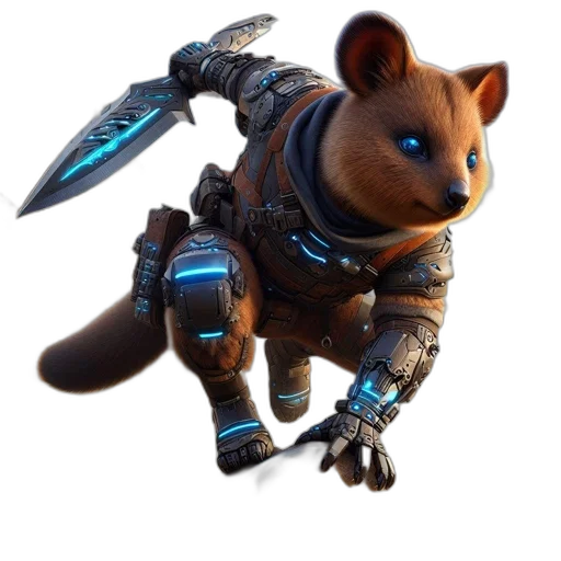 animal, weapon, creature, staff transparent PNG cut-out