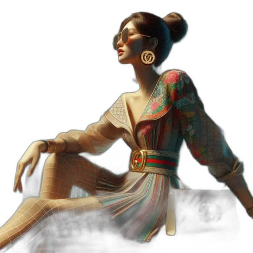 jewelry, dress, staff, concept art transparent PNG cut-out