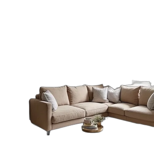 furniture, 3d render, photorealistic, earth tones transparent PNG cut-out