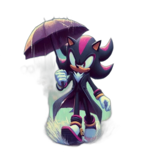umbrella, robot, creature, jacket transparent PNG cut-out