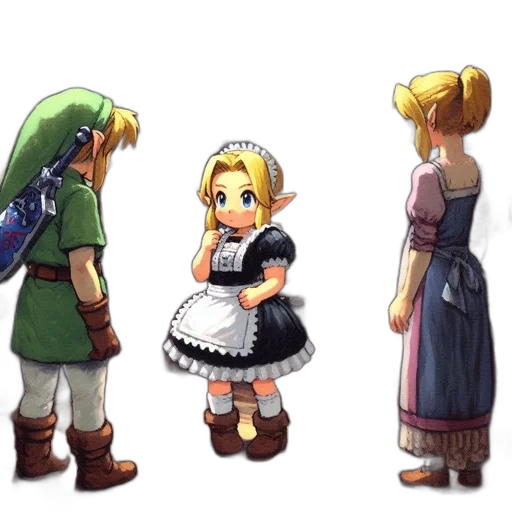 dress, mask, pixel art, concept art transparent PNG cut-out