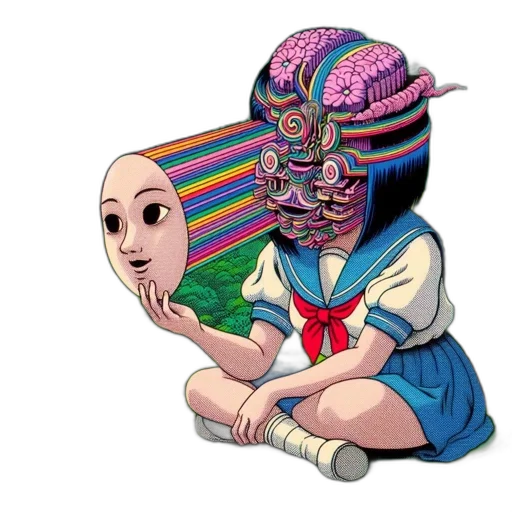 mask, creature, face, hat transparent PNG cut-out
