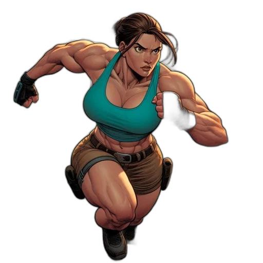 comic book art, concept art, pixel art, cartoon transparent PNG cut-out
