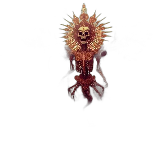 jewelry, crown, mask, staff transparent PNG cut-out