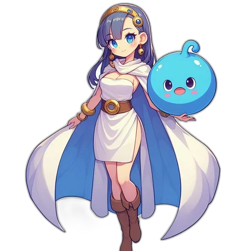 staff, dress, weapon, creature transparent PNG cut-out