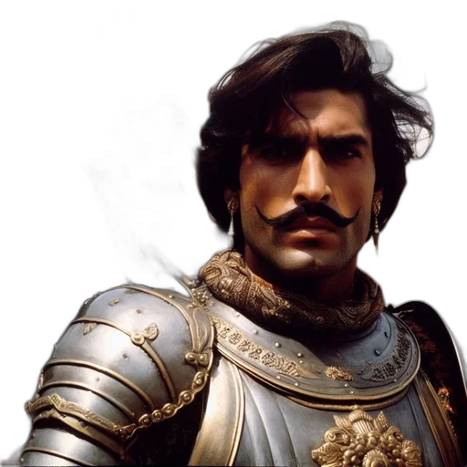 sword, face, staff, fantasy art transparent PNG cut-out
