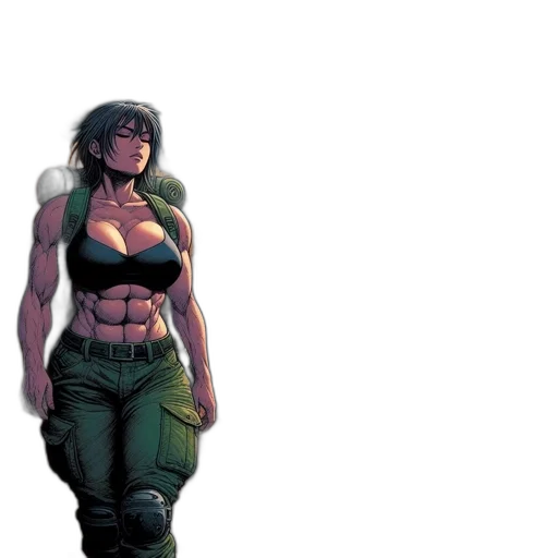 comic book art, concept art, fantasy art, pixel art transparent PNG cut-out