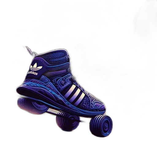shoes, robot, photorealistic, 3d render transparent PNG cut-out