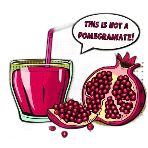 food, crown, pixel art, illustrated transparent PNG cut-out