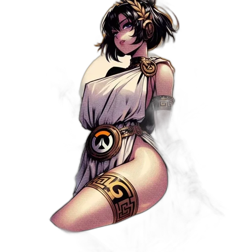 staff, robot, dress, weapon transparent PNG cut-out