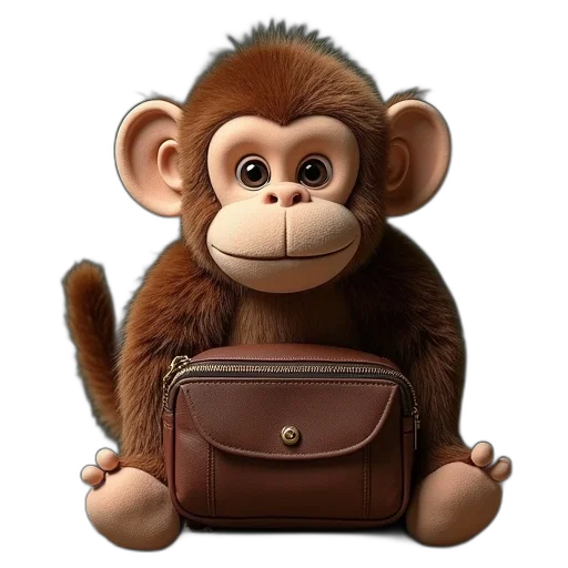 animal, staff, photorealistic, 3d render transparent PNG cut-out