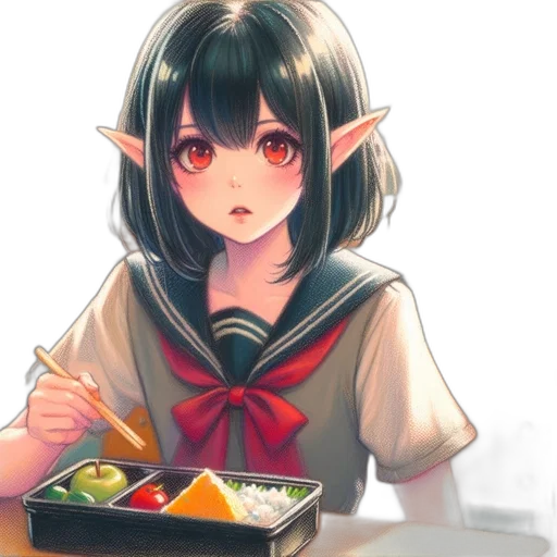 food, creature, face, staff transparent PNG cut-out