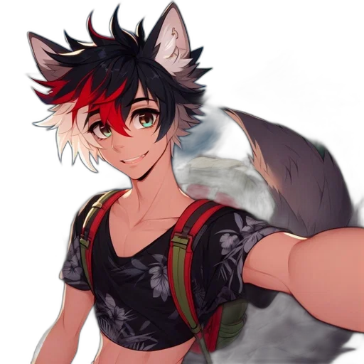 staff, animal, creature, anime transparent PNG cut-out